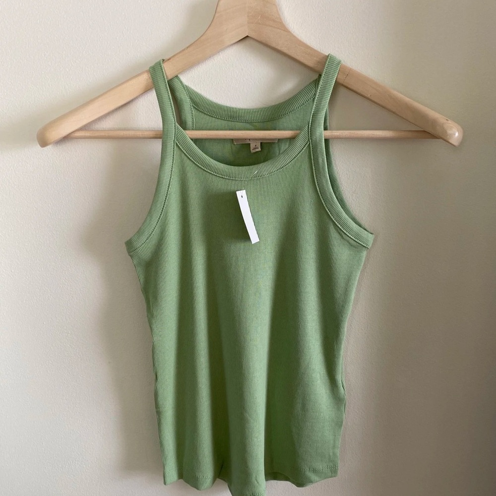 Madewell Light Green Tank Top